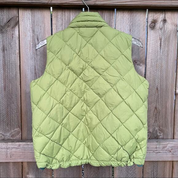 Coldwater Creek Reversible Full Zip Quilted Goose Down Vest Small Outdoors - Picture 2 of 7